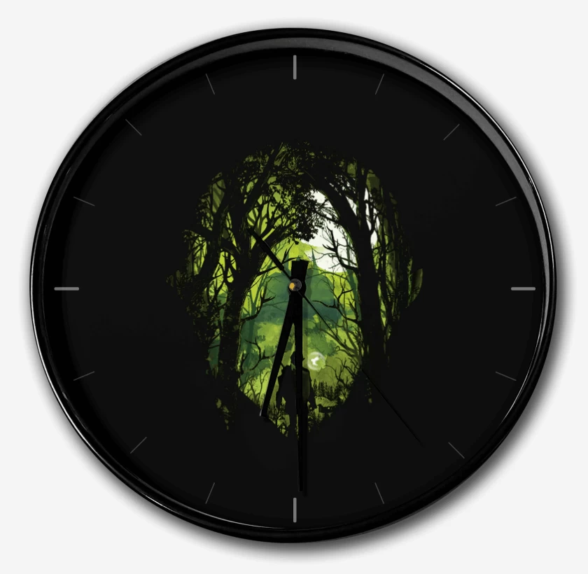 Reloj Negro de Link bosque