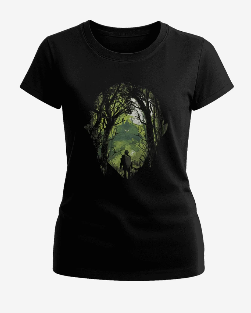 Polera de Mujer Negro de Link bosque