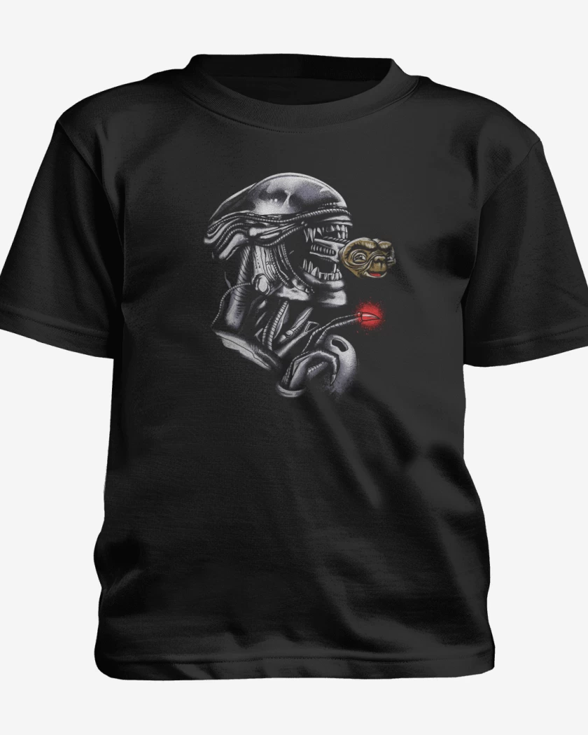 Polera de niño Negro de Aliens nro 2