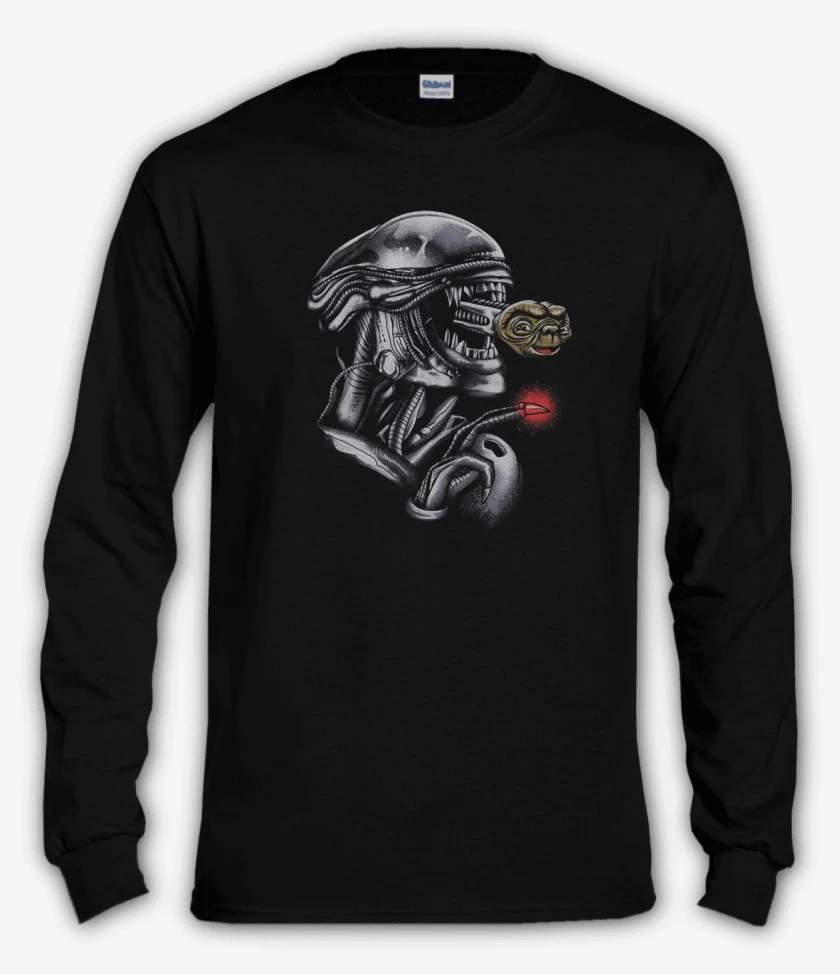 Polera manga larga Negro de Aliens nro 2