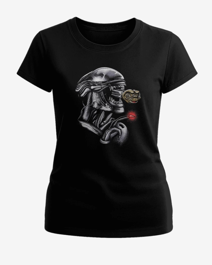 Polera de Mujer Negro de Aliens nro 2
