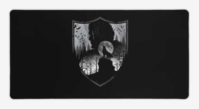 Mouse pad Gamer Negro de Stark