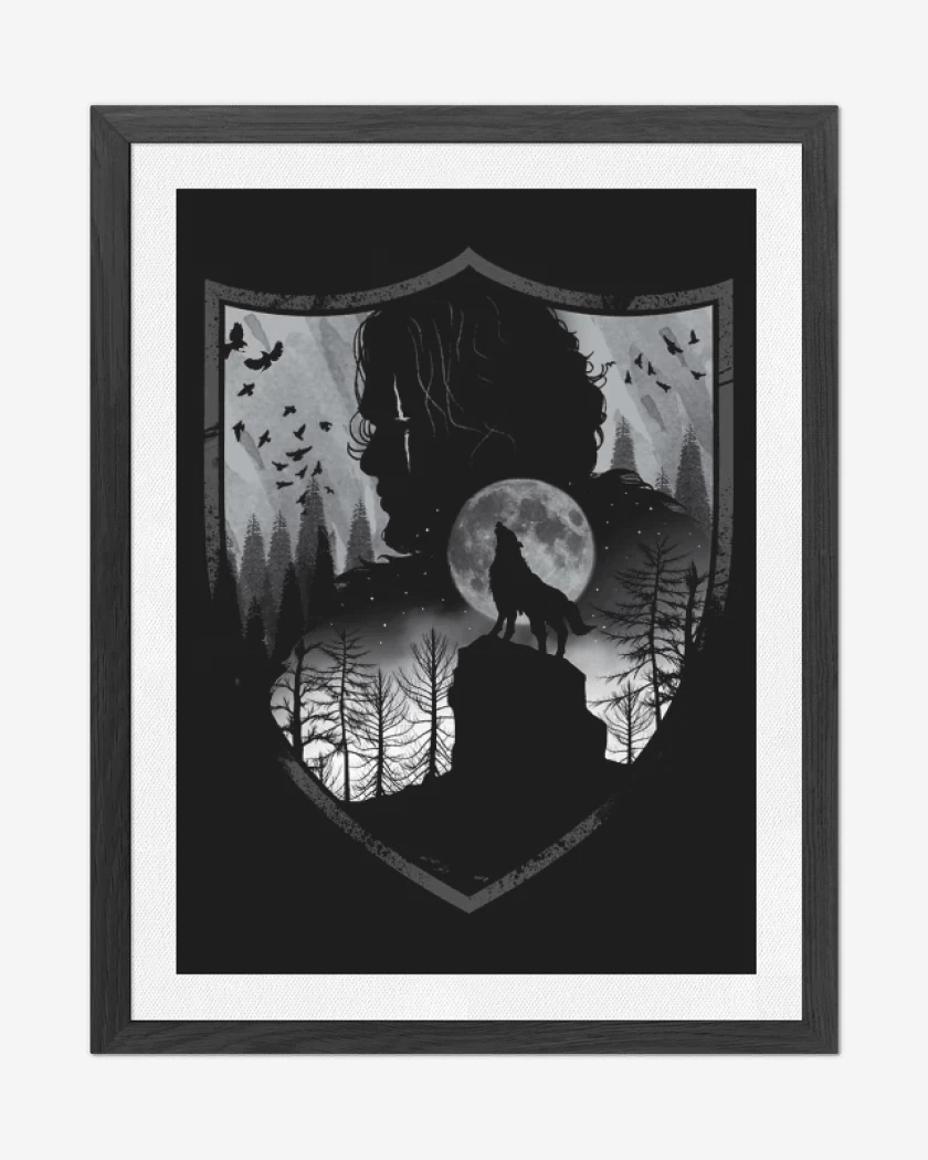Cuadro decorativo Negro de Stark