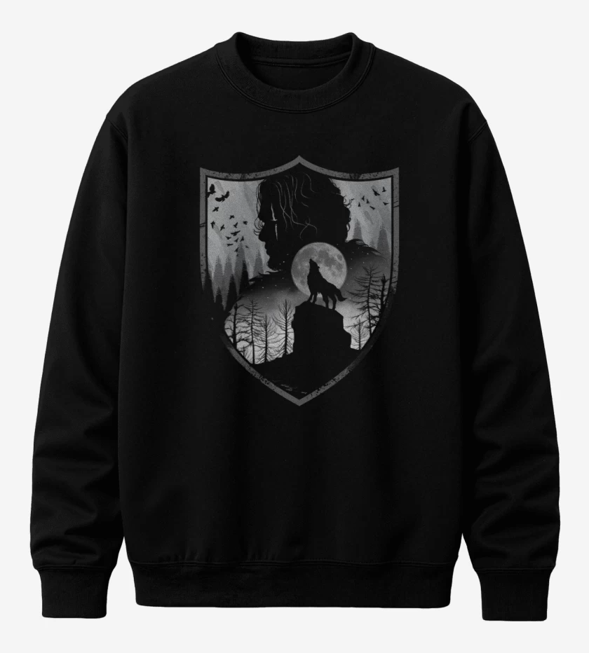 Poleron polo Negro de Stark