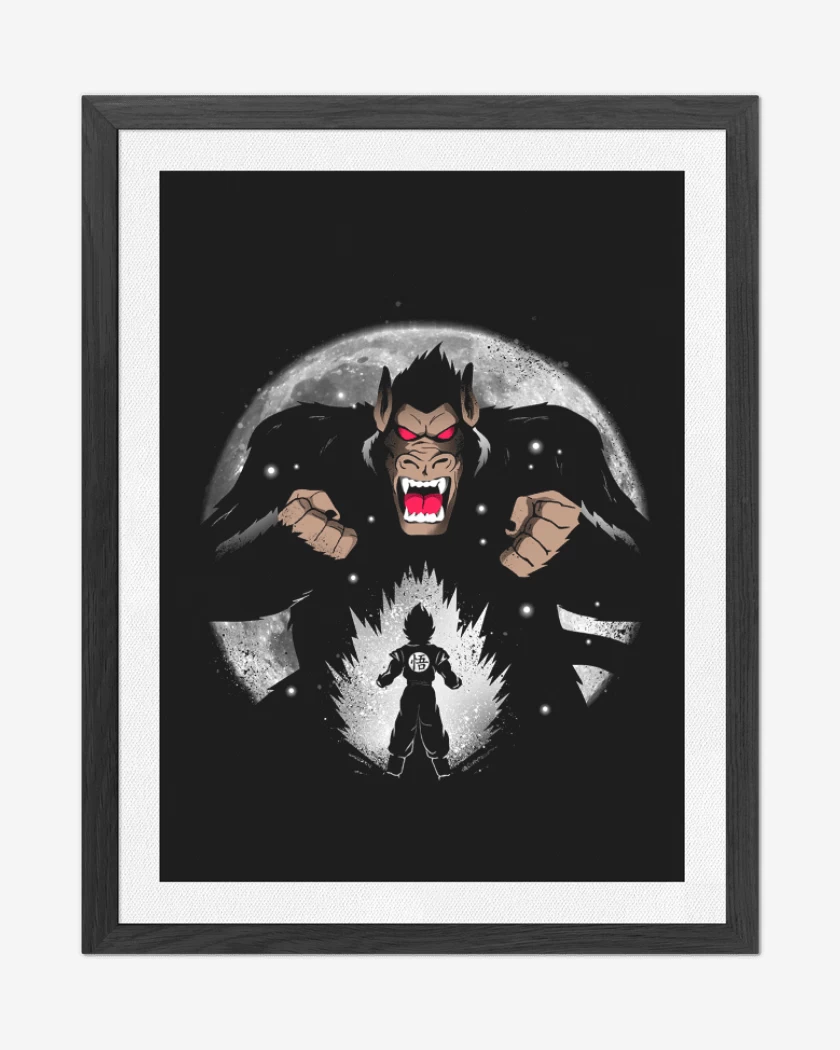 Cuadro decorativo Negro de dbz mono