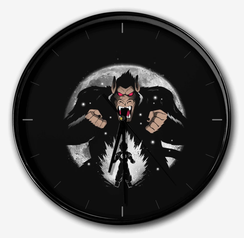 Reloj Negro de dbz mono