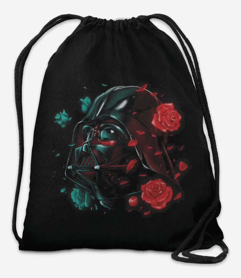 Mochila Negro de Darth roses