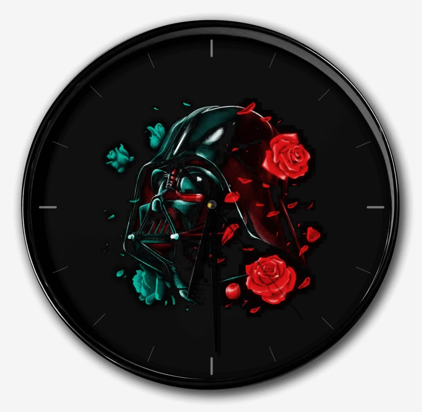 Reloj Negro de Darth roses