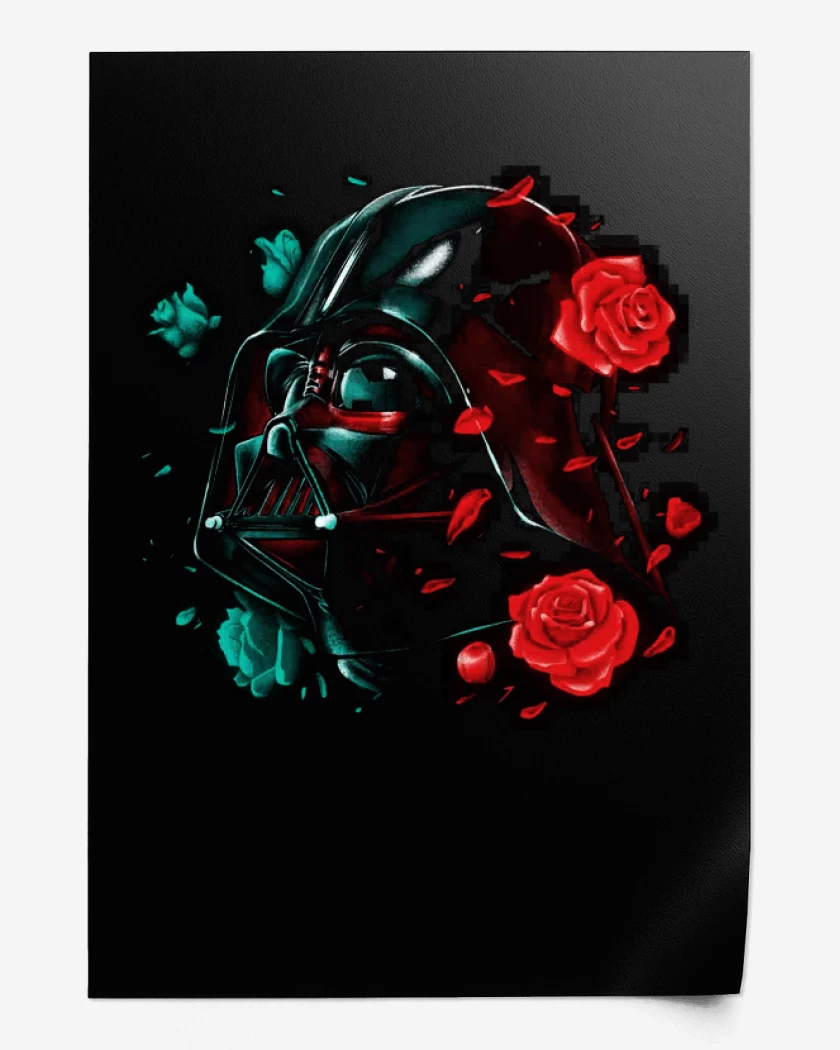 Print Darth roses