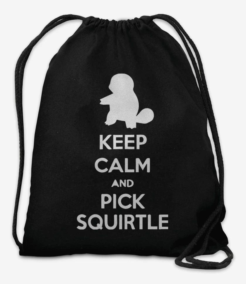Mochila Negro de Pick Squirtle