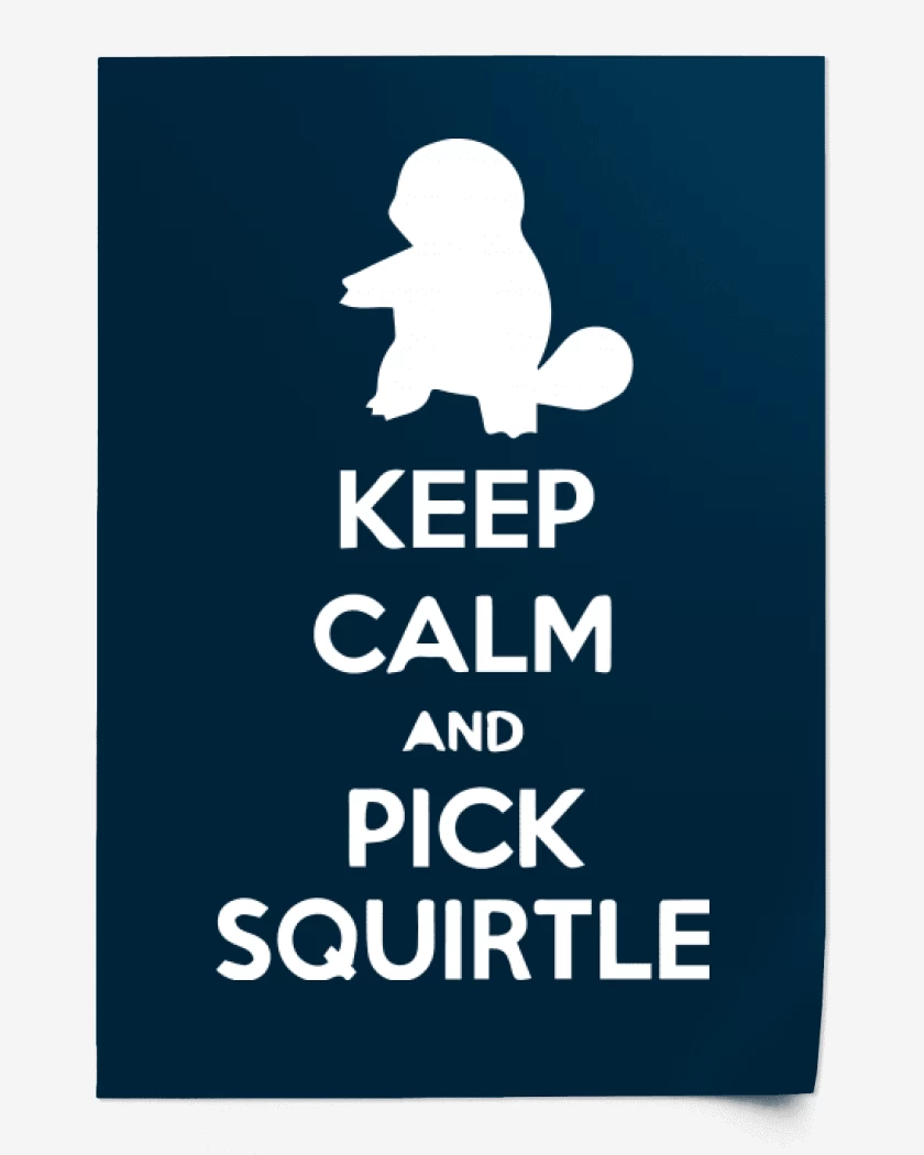 Print Pick Squirtle
