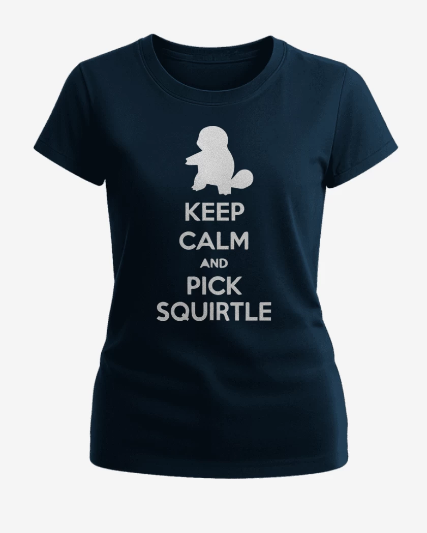 Polera de Mujer Azul Marino de Pick Squirtle