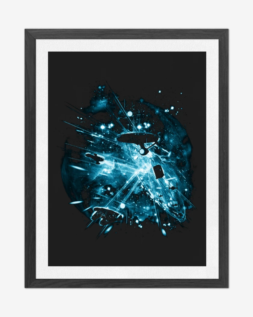Cuadro decorativo guerra de las galaxias