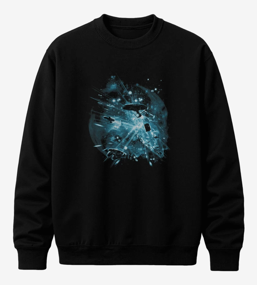 Poleron polo Negro de guerra de las galaxias