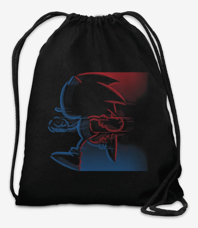 Mochila Negro de Sonic 2