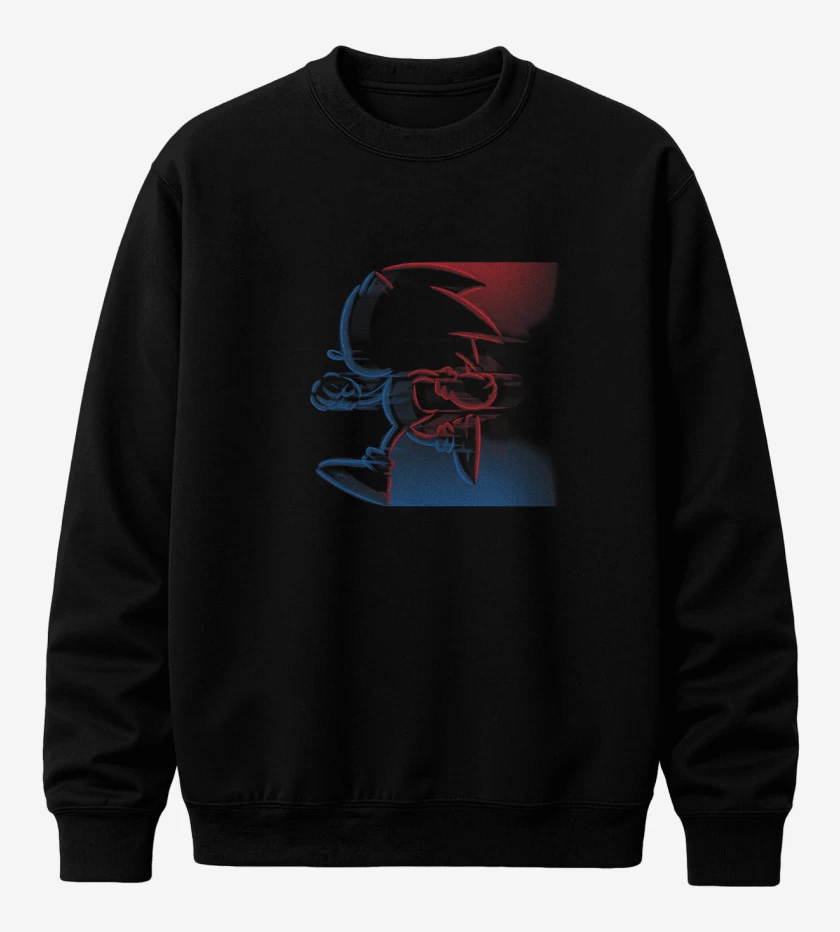 Poleron polo Negro de Sonic 2