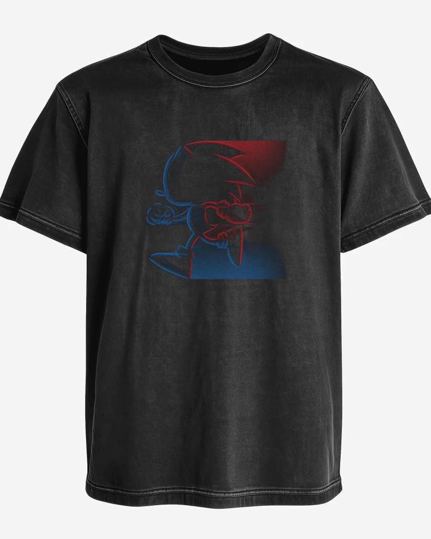 Polera desgastada Sonic 2