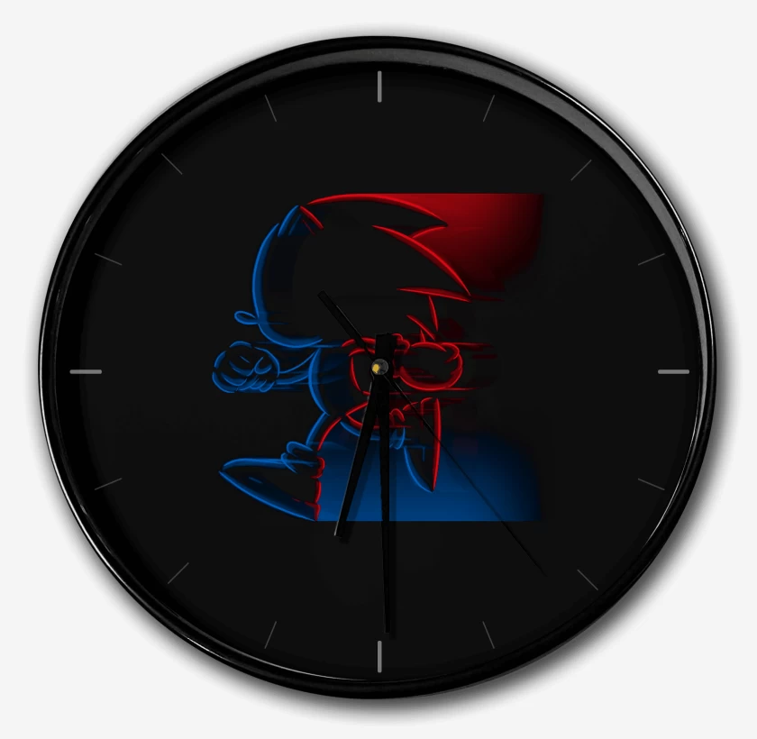 Reloj Negro de Sonic 2