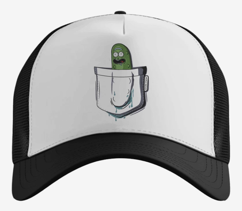 Gorro Pickle rick de bolsillo