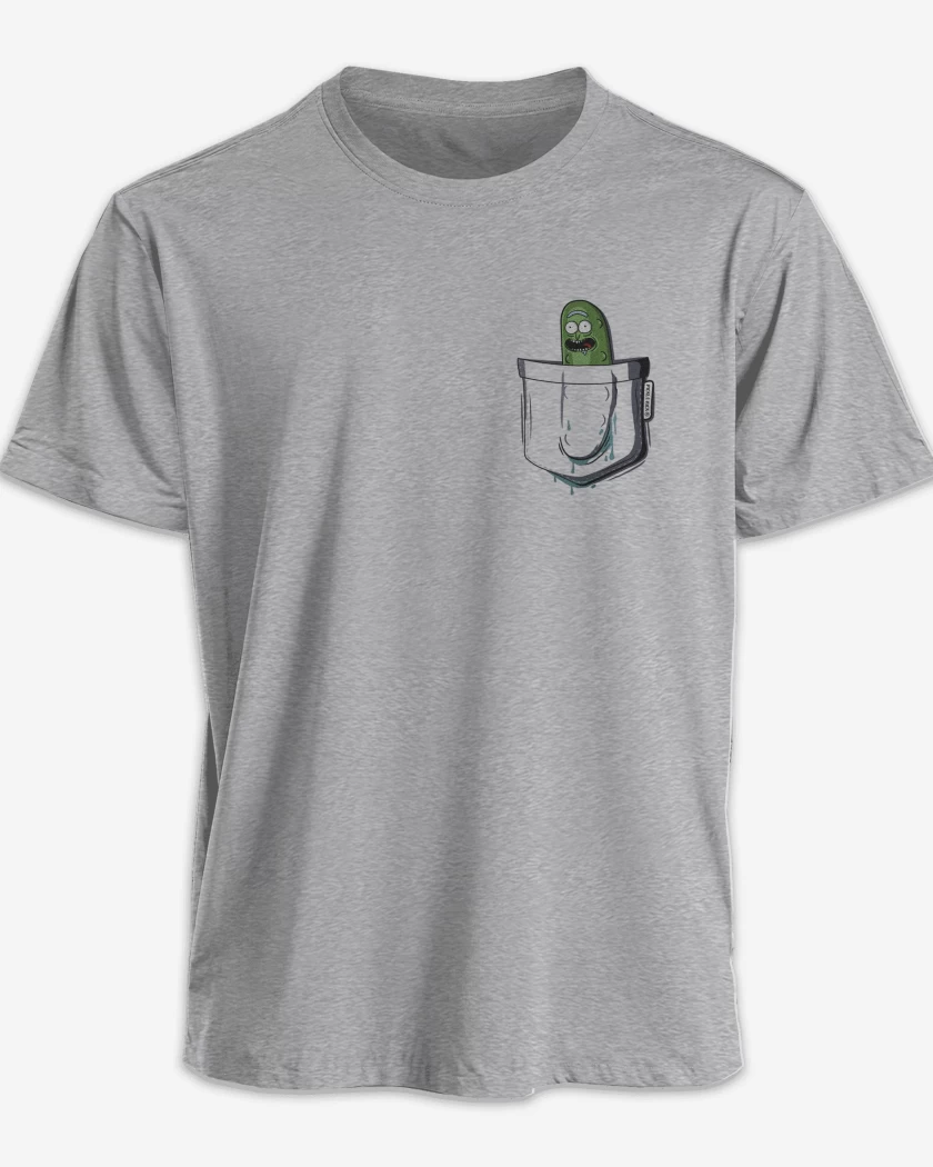 Polera Pickle rick de bolsillo