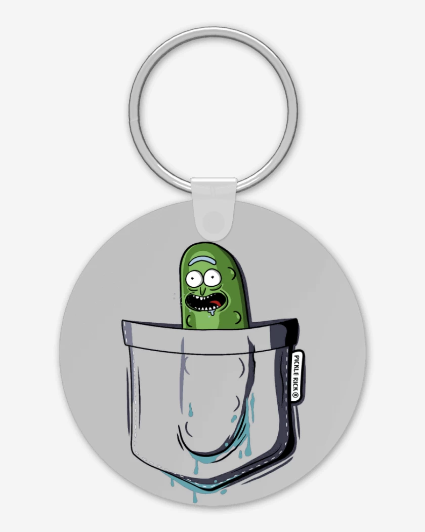 Llavero Pickle rick de bolsillo
