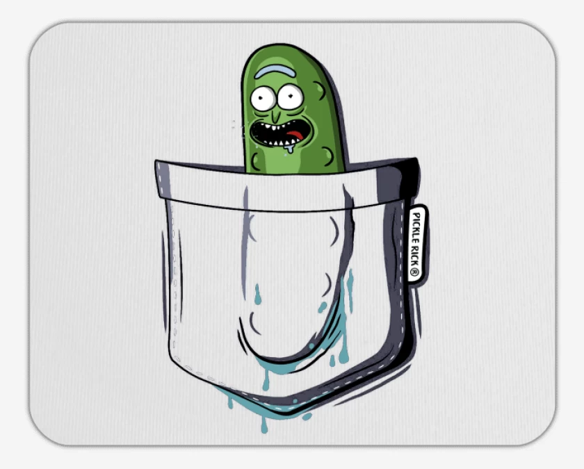Mousepad Pickle rick de bolsillo