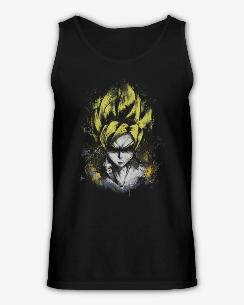 Sudadera Negro de Goku super saiyajin