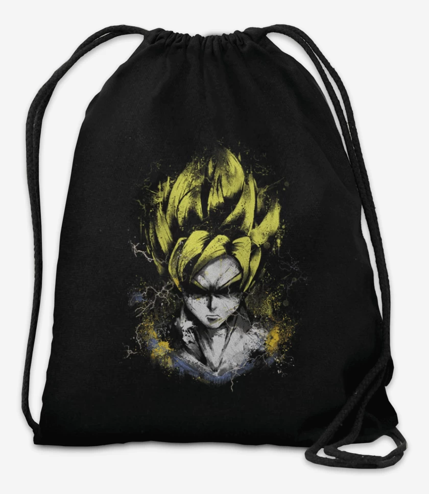 Mochila Negro de Goku super saiyajin