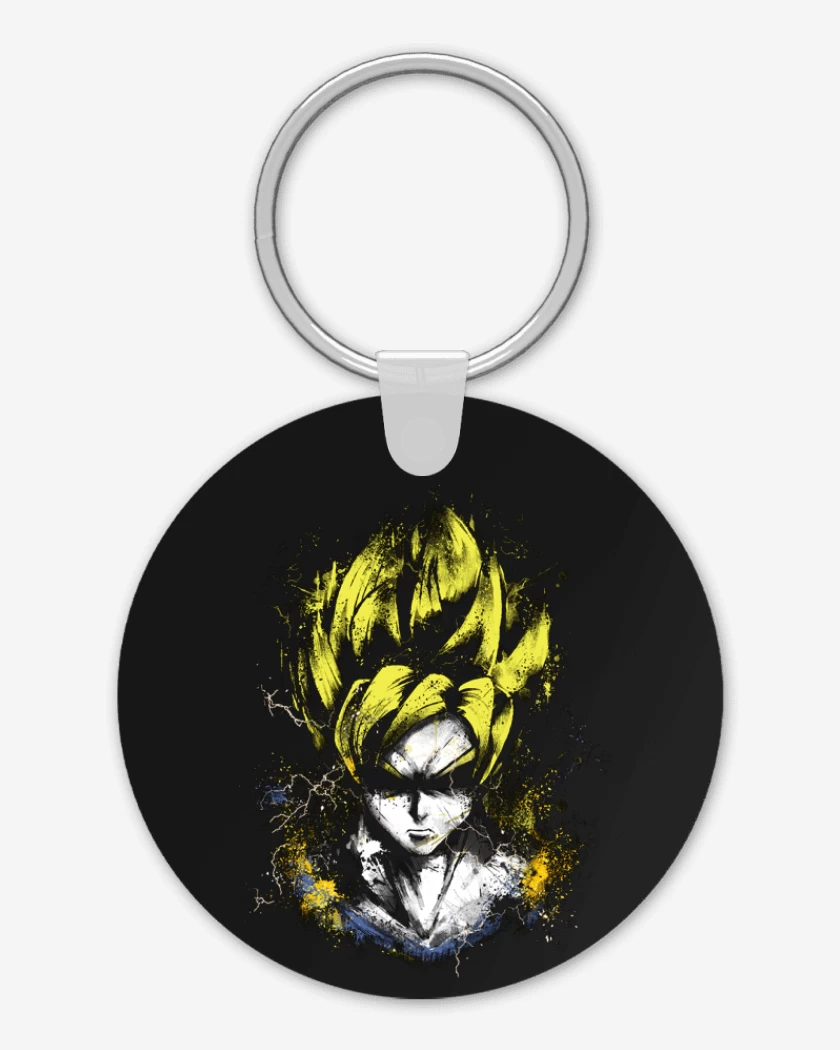 Llavero Negro de Goku super saiyajin