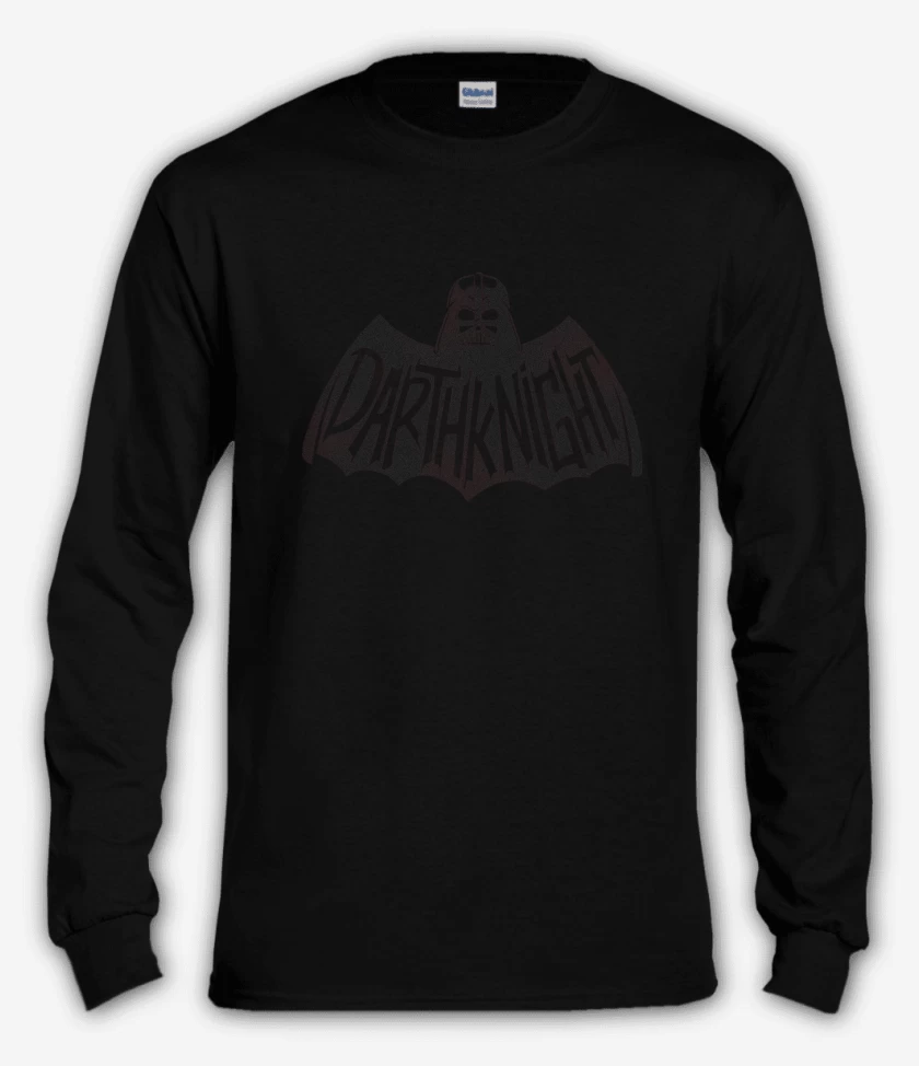 Polera manga larga Negro de Darthknight