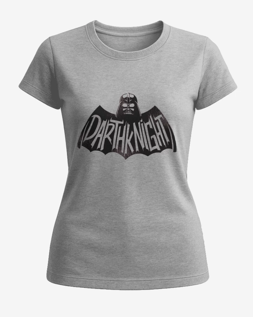 Polera de Mujer Gris Melange de Darthknight