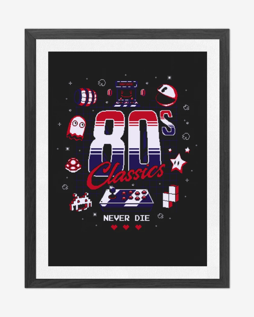 Cuadro decorativo Negro de Classics never die