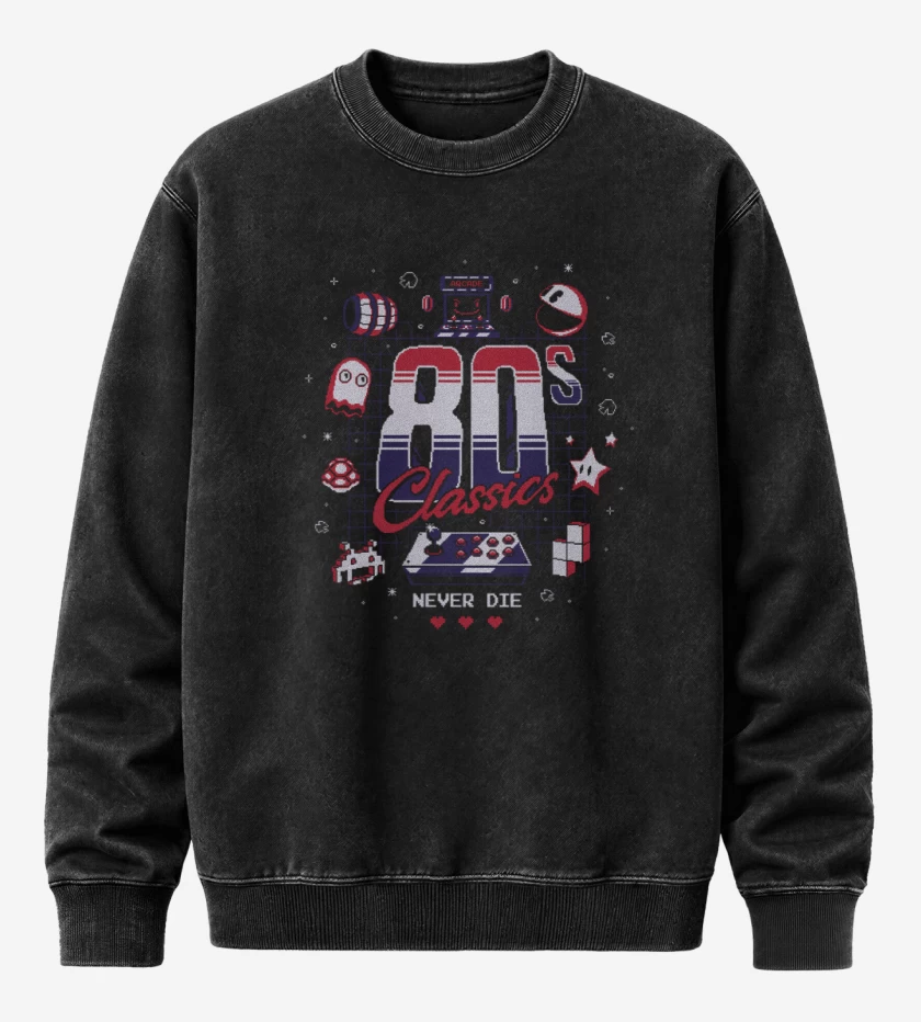 Poleron Polo Acid Wash Negro de Classics never die