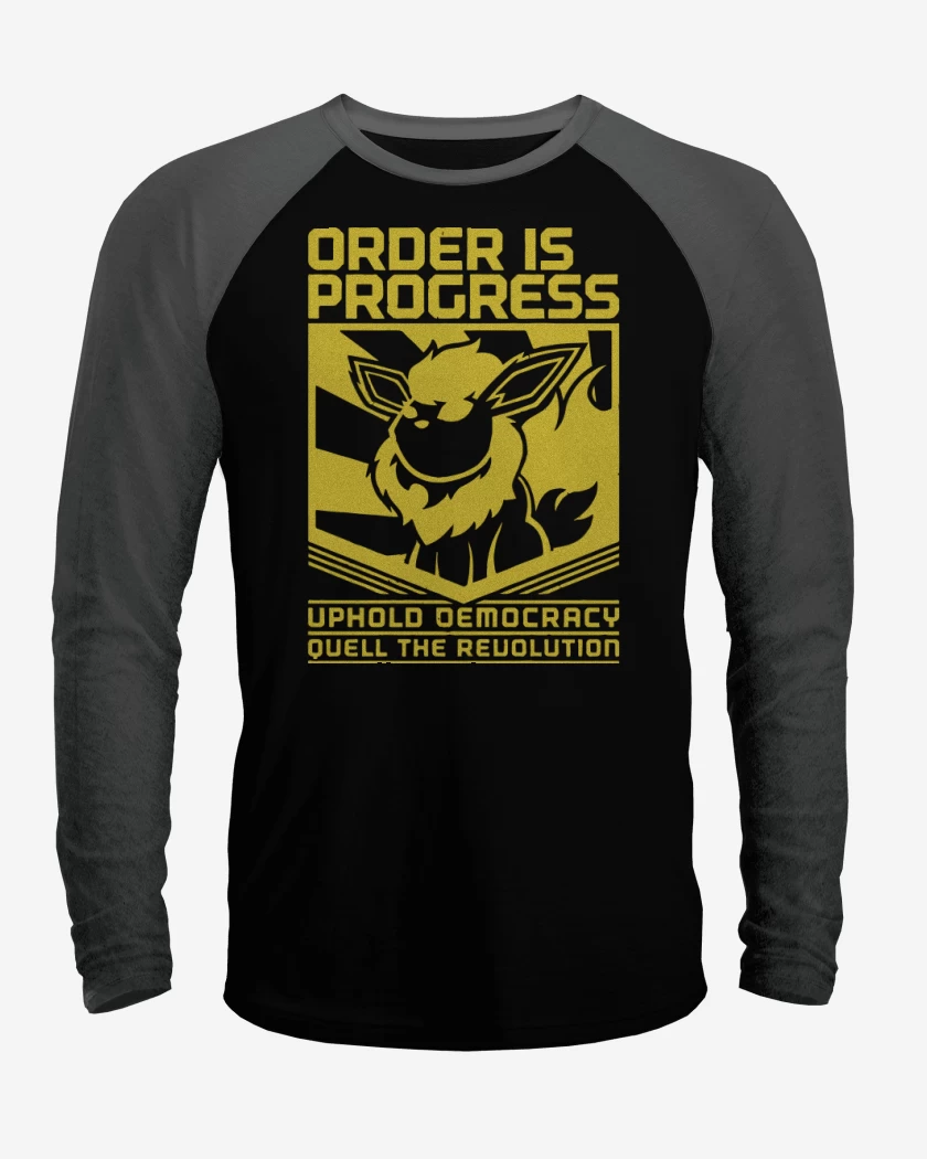 Polera Raglan Order is progress - Flareon