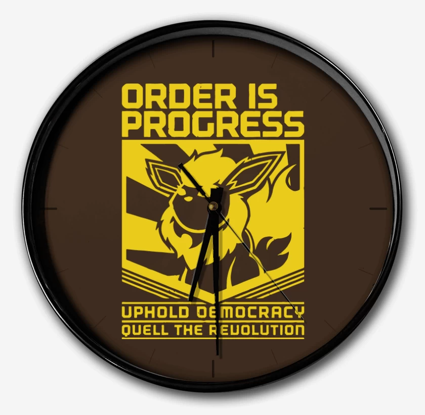 Reloj Order is progress - Flareon