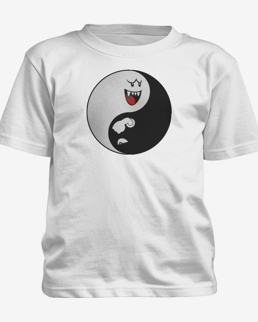 Polera de niño Blanco de Ying Yang booo