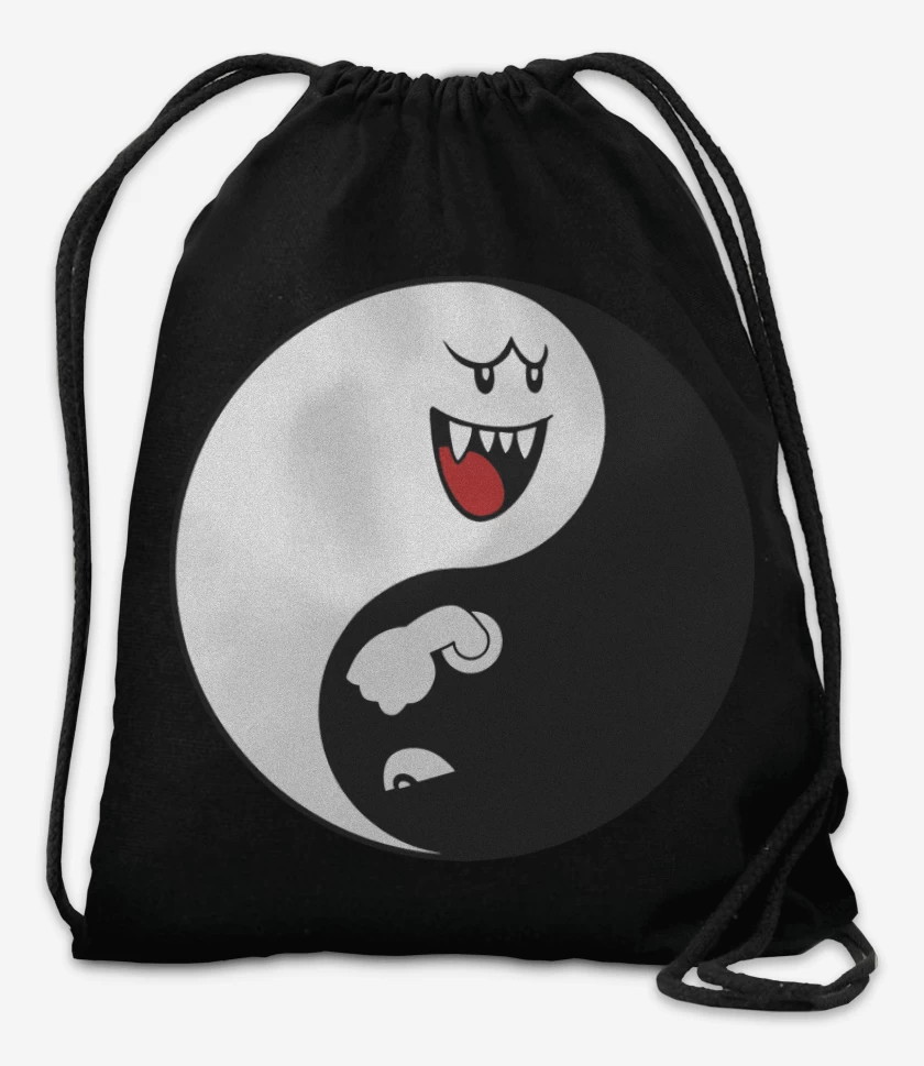 Mochila Negro de Ying Yang booo