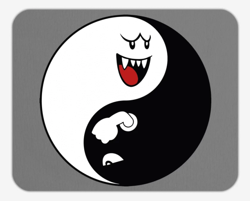 Mousepad Ying Yang booo