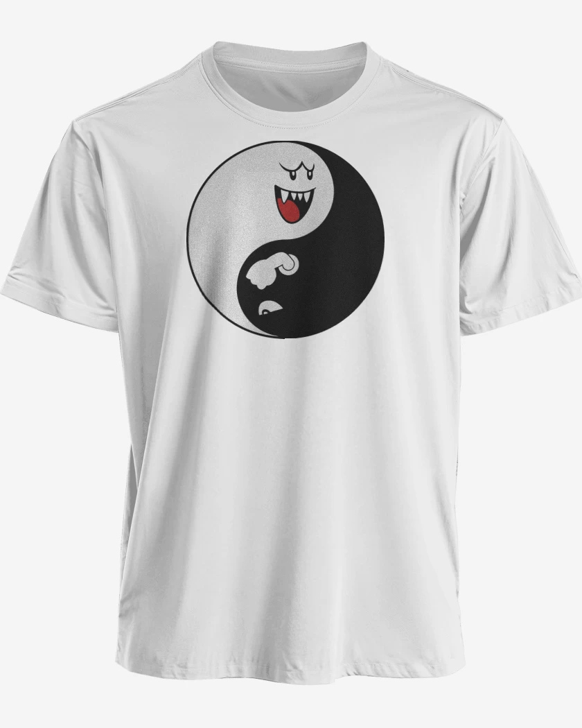 Polera premium Blanco de Ying Yang booo