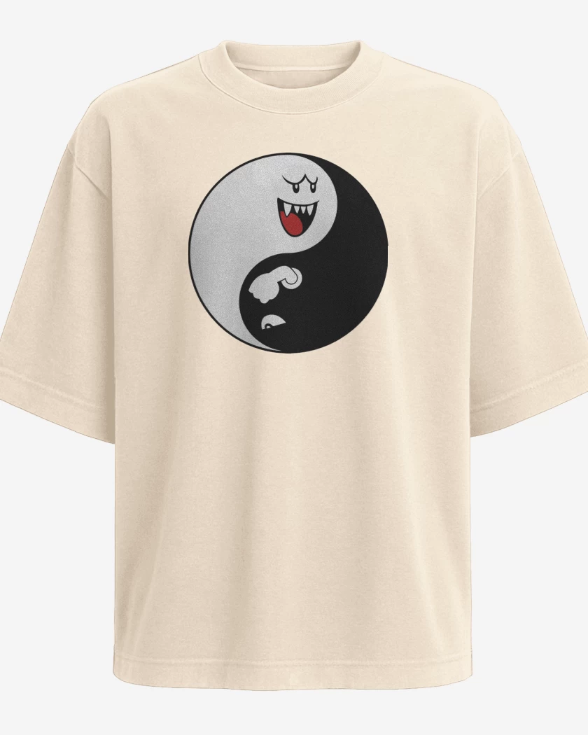 Polera Oversize Beige de Ying Yang booo