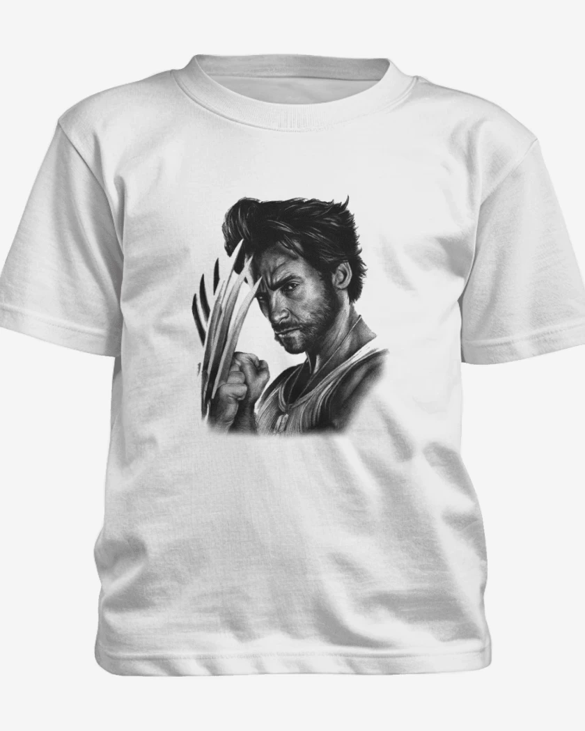 Polera de niño Blanco de Logan full color