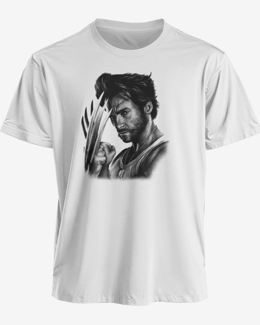 Polera premium Blanco de Logan full color