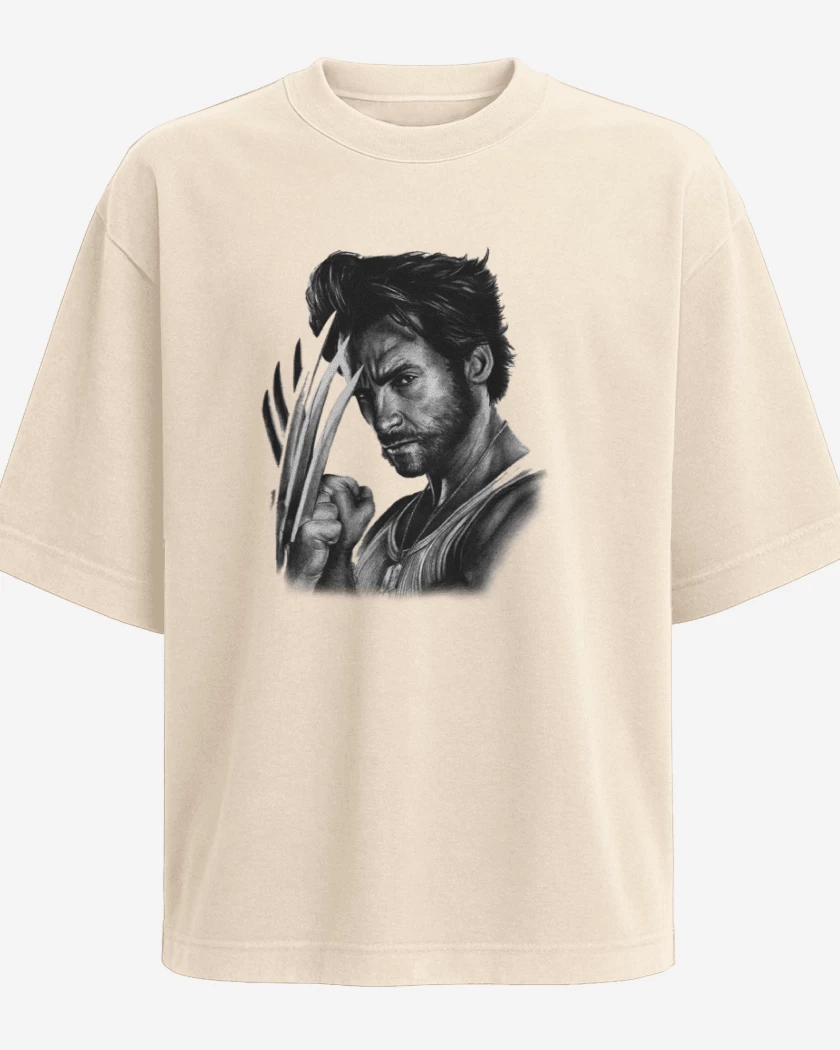 Polera Oversize Beige de Logan full color