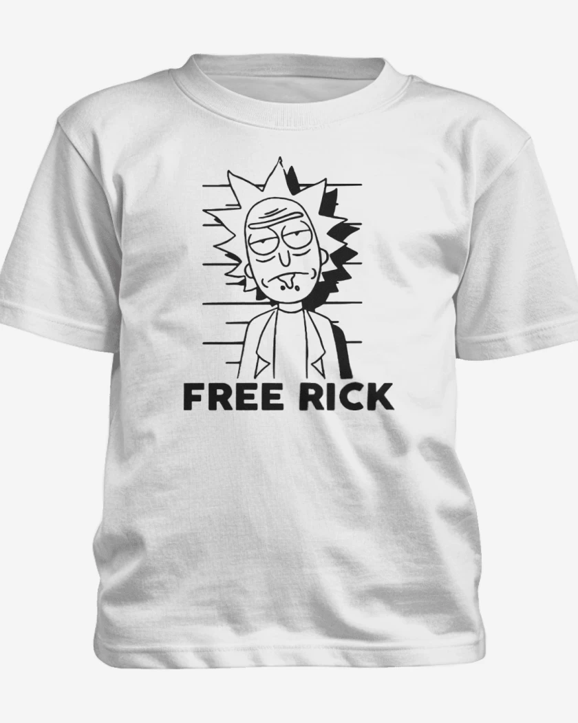 Polera de niño Free rick vinilo