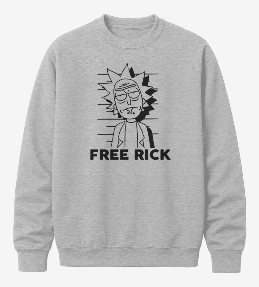 Poleron polo Gris Melange de Free rick vinilo