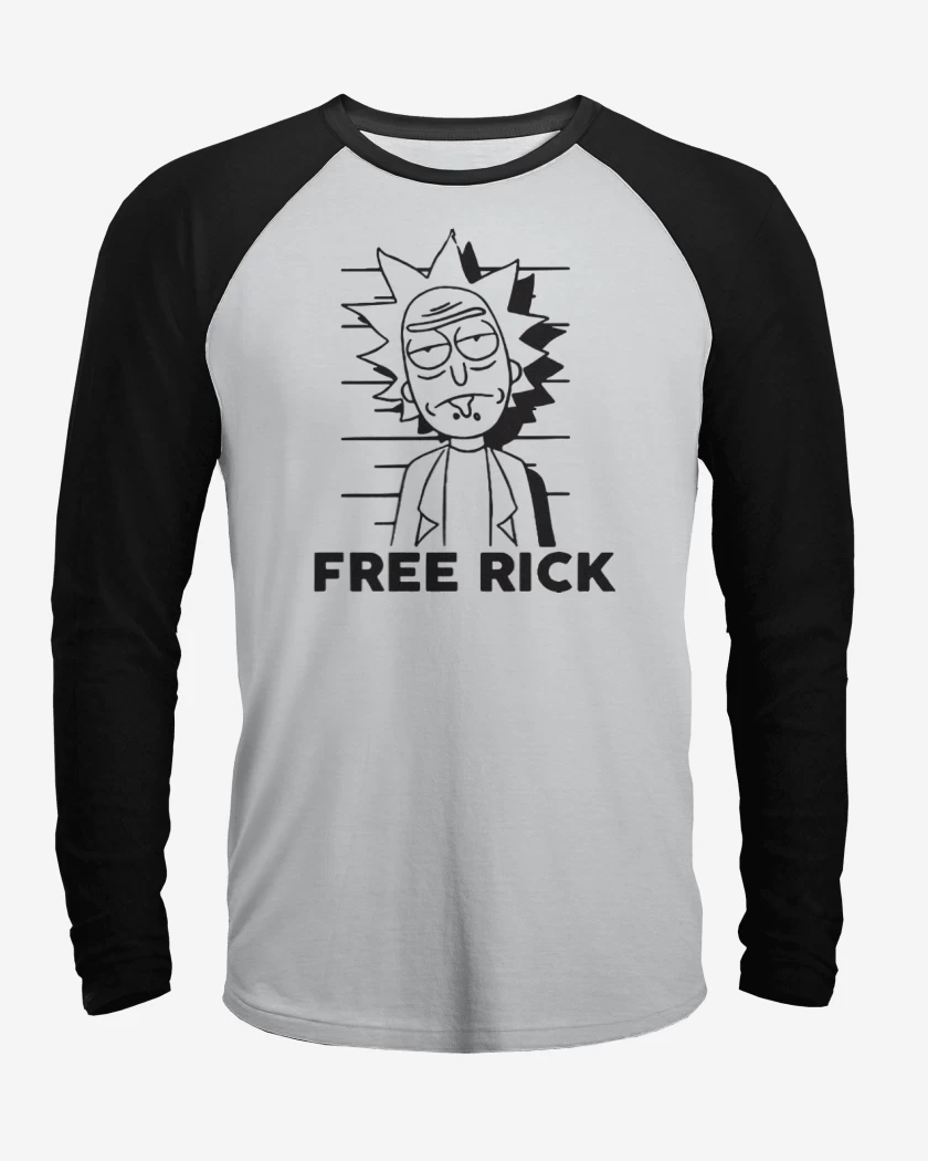Polera Raglan Free rick vinilo