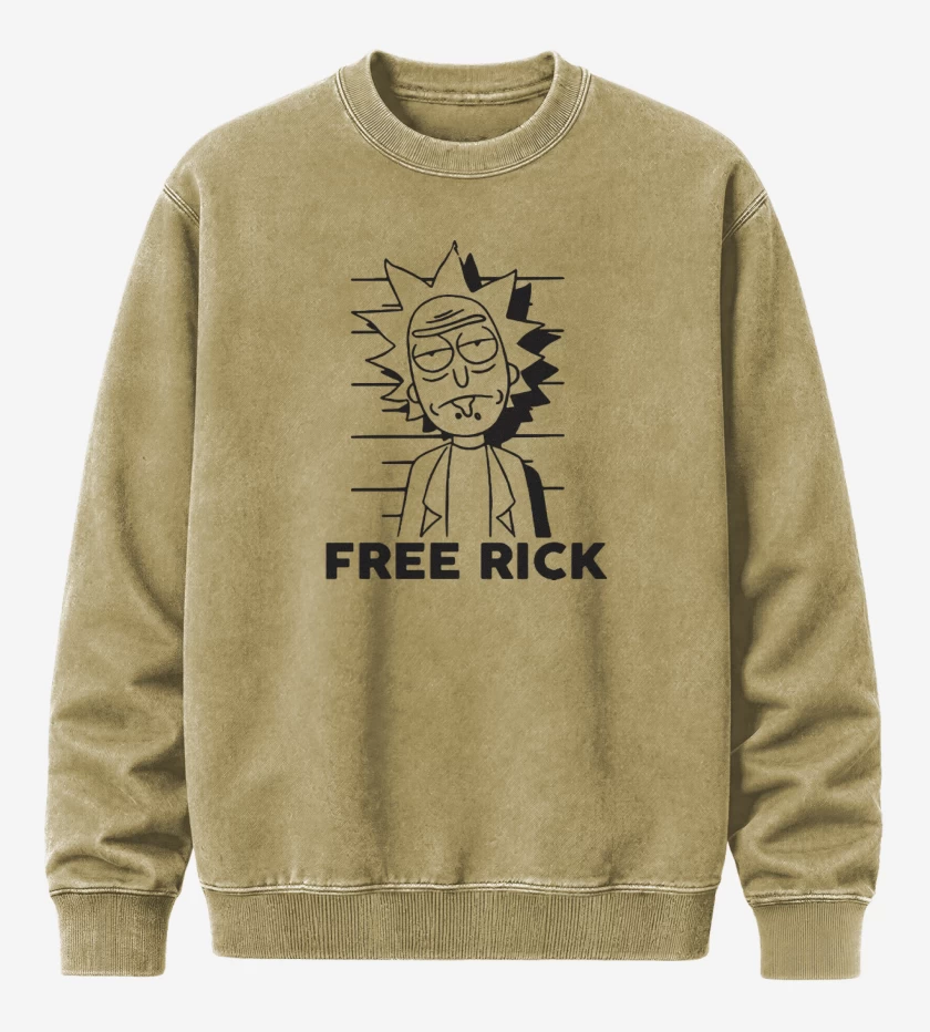 Poleron Polo Acid Wash Beige de Free rick vinilo