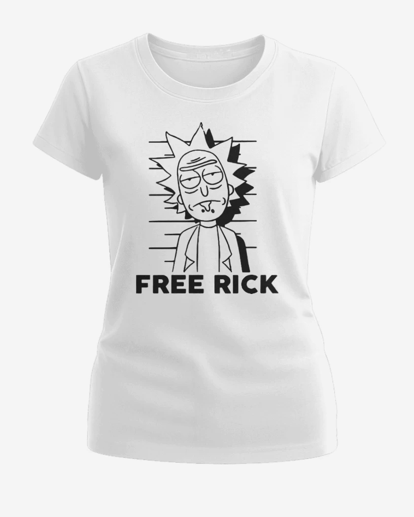 Polera de Mujer Blanco de Free rick vinilo