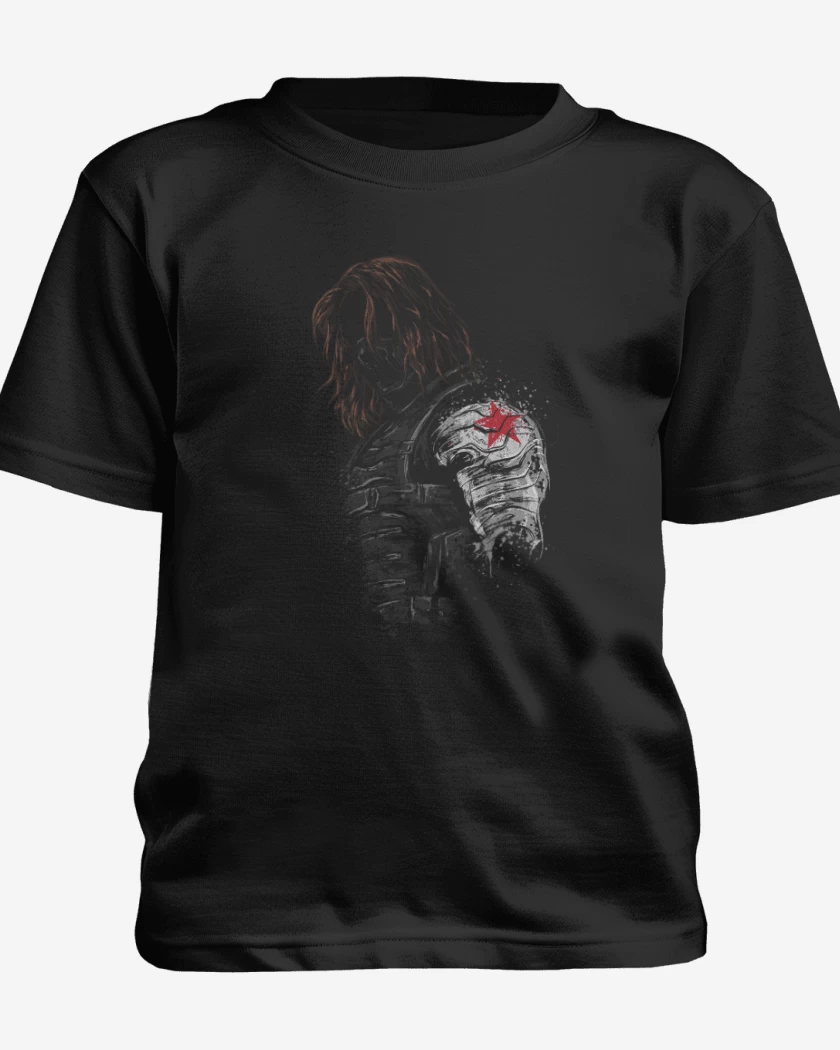 Polera de niño Negro de Winter soldier