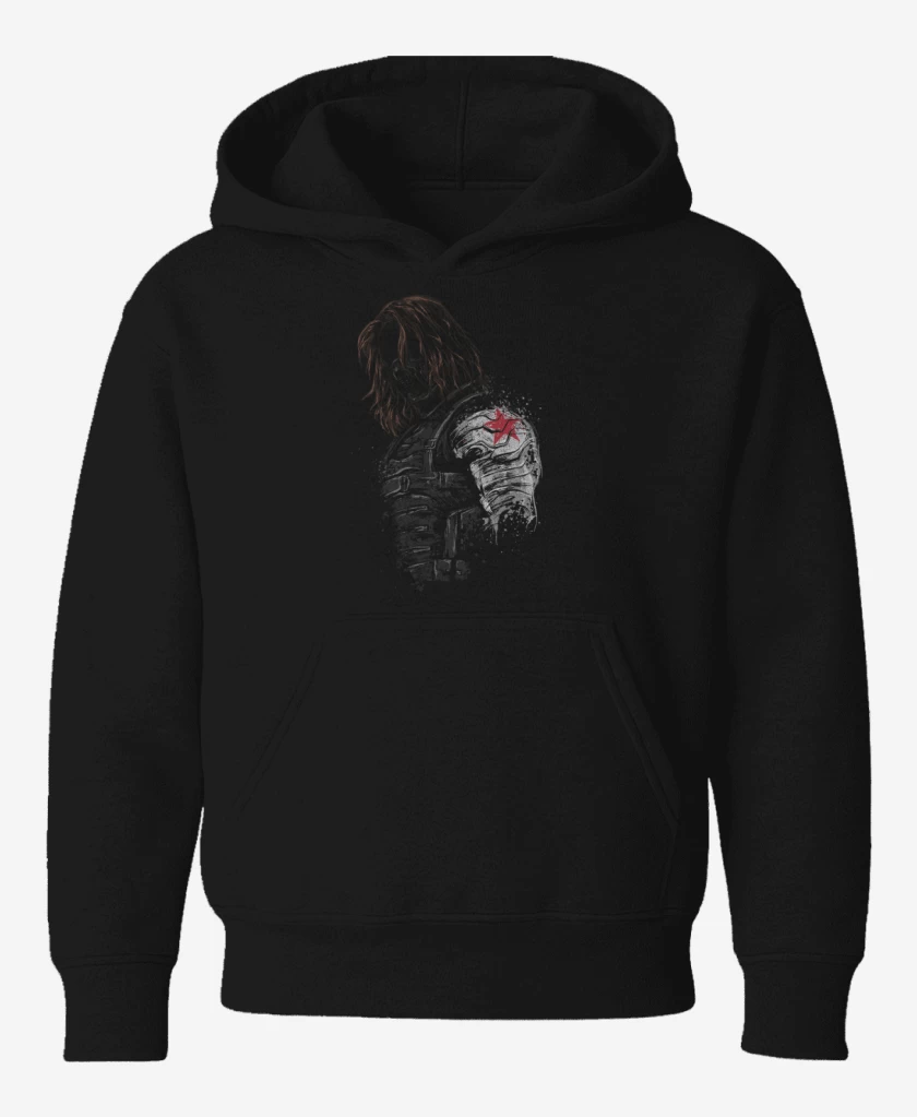Poleron de niño Negro de Winter soldier